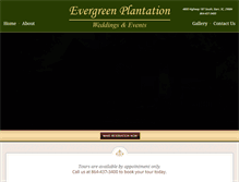 Tablet Screenshot of lodgeatevergreen.com